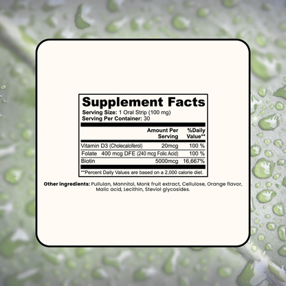 Hair, Skin and Nails Strips